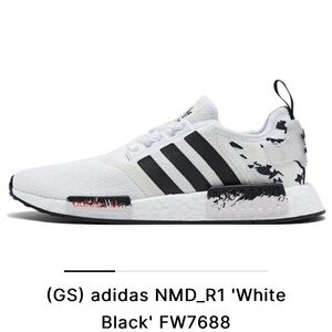 adidas NMD_R1 'White Black' FW7688